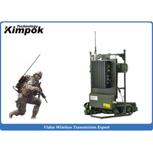 Military Backpack Digital Video Transmitter 5~8W Microwave Transmission