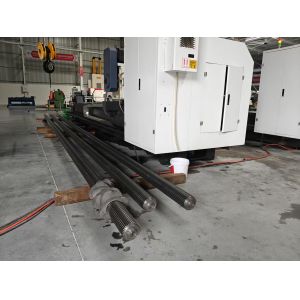 Quality Large Shaft Straight Shaft Big Screw Mental shafts Extruder Parts Screw Shafts for PE PP Factory for sale