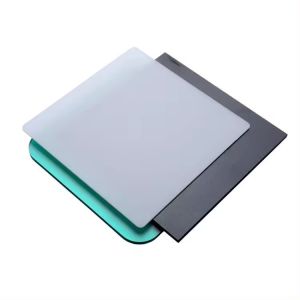 Clear Fire Resistant Solid Polycarbonate Panels UV Protection Polycarbonate