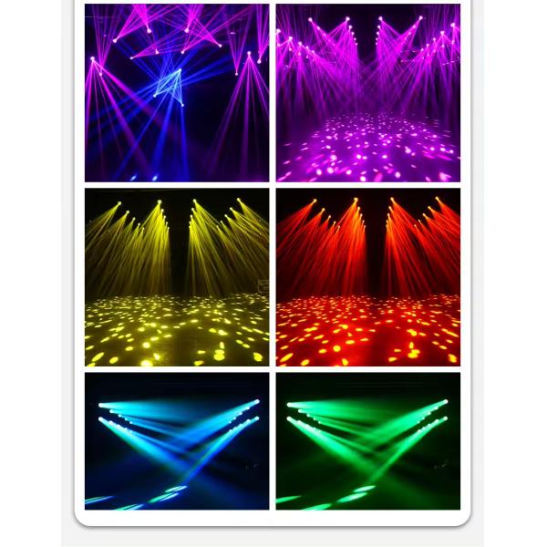 Stage 200W Bulb Power Moving Head Beam Lights With High CRI Ra 80