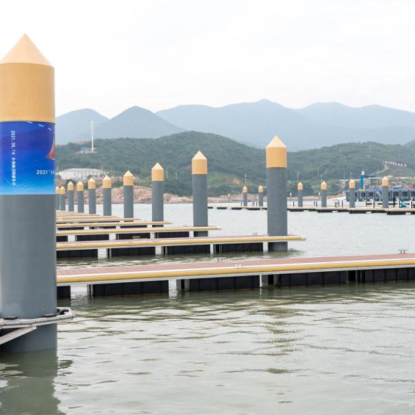 Buy Marina Floating Dock Aluminum Alloy Floating Walkway Pontoon Boat Yacht Floating Platform Floating Bridge at wholesale prices