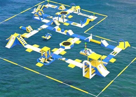 Buy Commercial Grade Inflatable Water Park For Kids at wholesale prices