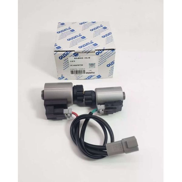 High Quality Solenoid Valve UC4020757708 for KOMATSU WA250-5 Excavator with 3KG Weight