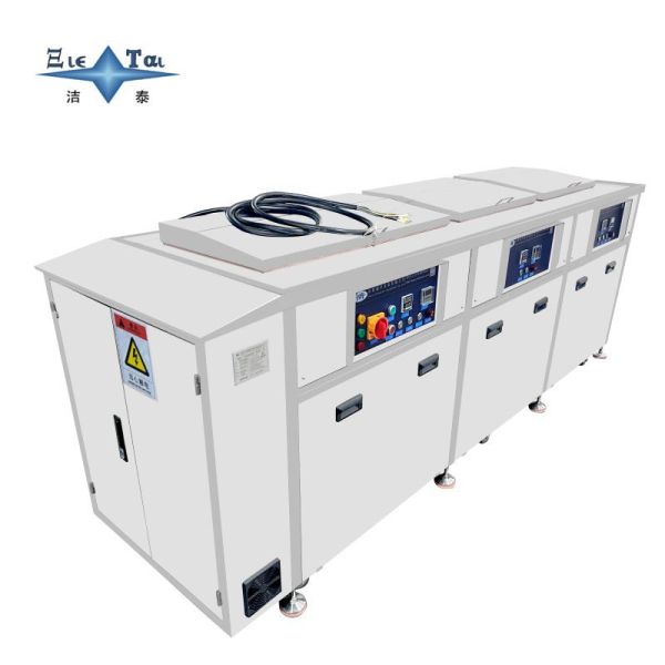 High-Efficiency Triple Tank Ultrasonic Cleaner - Integrated Filtration Rinsing