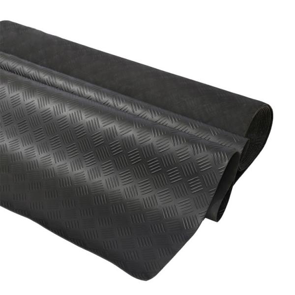 Five-Barred Pattern Surface Checker Patterned Rubber Flooring Matting For Horse