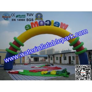 Outdoor Inflatable Gate Arch for Advertising , Custom Inflatable Archway