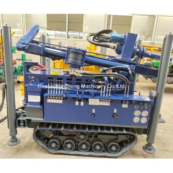 180m Mini Crawler Water Well Drilling Rig with 77.3KW YuChai Engine for Borehole