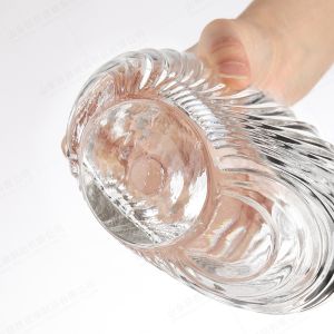 Glass Collar 750ml Tequila Vodka Spirits Bottle With Lid And Custom Logo