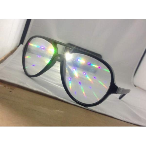 Rainbow Plastic Diffraction Glasses