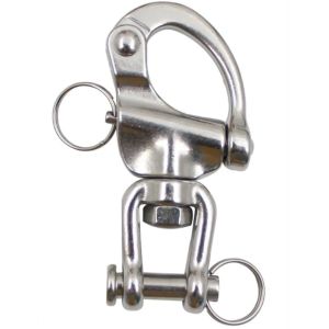 Stainless Steel Quick Release Snap Shackle 12-22mm D-Shape