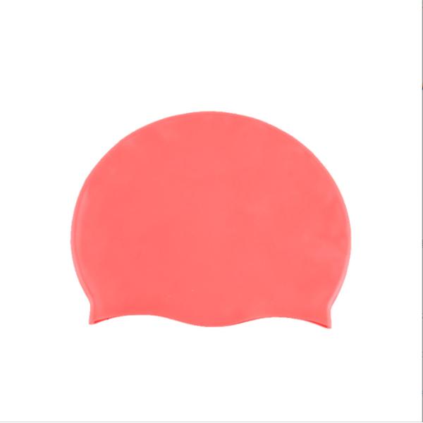Professional Silicone Swimming Cap with Colored Silkscreen Printing and Moulding Service