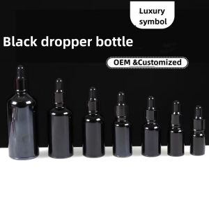 Customization Serum 30ml Glass Dropper Bottles With Screw Cap