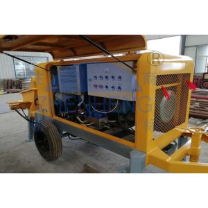 Portable Hydraulic Concrete Pump , Reliable Performance Lightweight Concrete