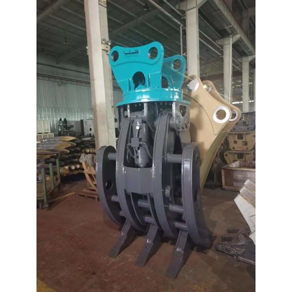 Wood Rotating Hydraulic Log Grapple For 4 Ton 6 Ton Excavator