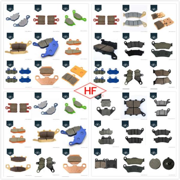 Semi Metallic Motorcycle Brake Pads For SUZUKI GS125 Abrasion Resistance