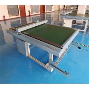 Blue Frame Silver Case 3mm Thickness Inkjet CAD Paper Cutter for Garment Cutting