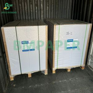 China 280gsm 330gsm Double Side White Glossy With Black Blue Core Paper on sale