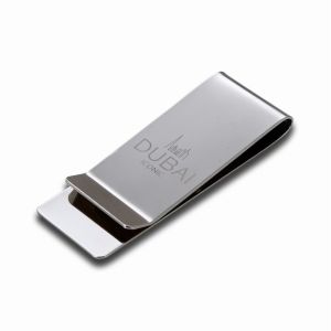 Europe Metal Money Clip Card Holder Custom Color For Souvenir Gift