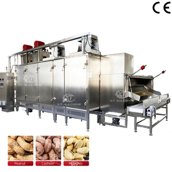 Buy Continuous Nuts Roasting Machine 500kg/h With Adjustable Conveying Speed at wholesale prices