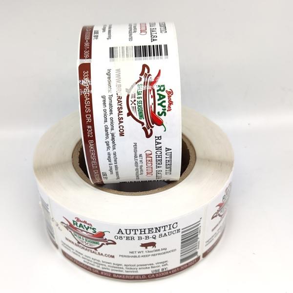 Buy Waterproof Food And Beverage Labels For Packaging MOQ 1000pcs at wholesale prices