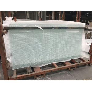 Low Emissivity Partition Kiln Fused 10mm Custom Glass Sheets