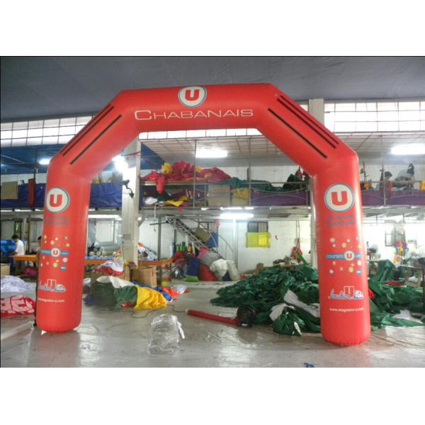 Logos printing Oxford Fabric Inflatable Arches For Racing Or Advertisement Water