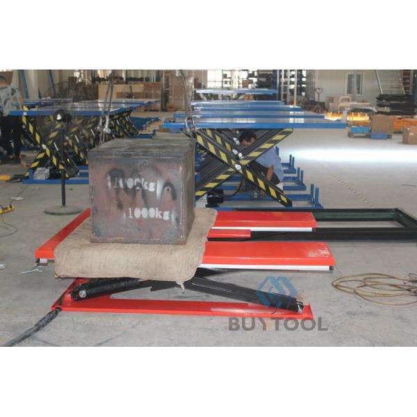 Static Ultra Low Profile Scissor Lift Tables Pallet Lifter Table 1000kg 1500×1300mm
