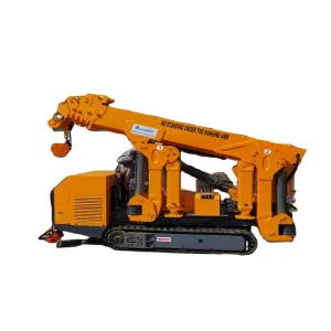 Quality Steel Mini Spider Crane Telescopic Boom 3 Ton Lifting Capacity for sale