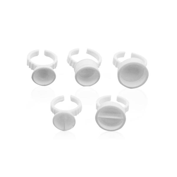 White Disposable Permanent Makeup Accessories Eyelash Extension Glue Holder