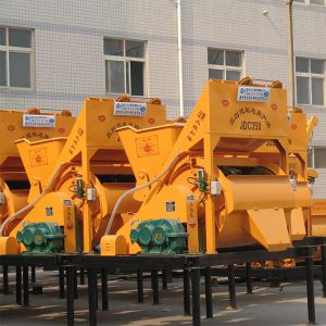 Mini High Efficiency Concrete Mixer With Hopper JDC350 With 17.5m3/H