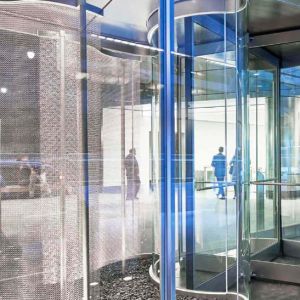 Quality Gold Decorative Metal Ring Mesh With Electroplated / Polished Surface Finish OEM ODM for sale