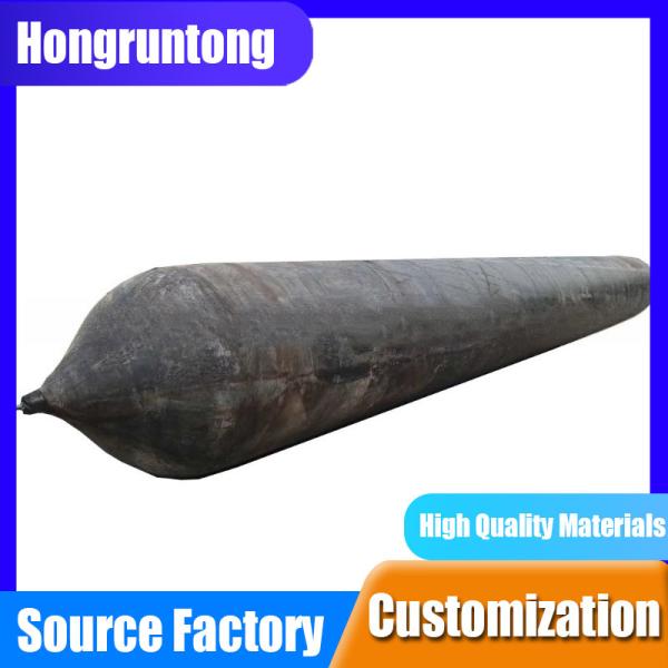 Cylindrical Inflatable Marine Salvage Bags Ship Launching Inflatable Airbags