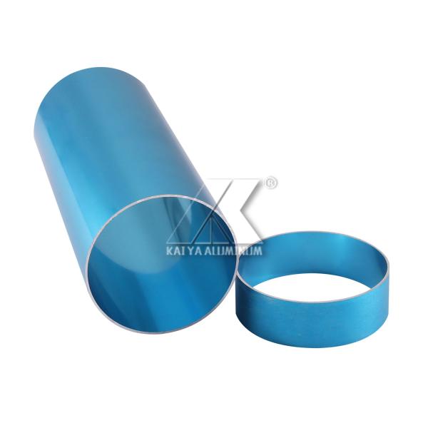 Sandblasting Extrusion Aluminium Tube Profiles 0.8mm Mill Finish