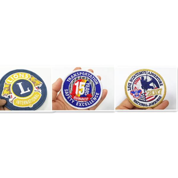 Glue Backing Sports Team Patches Club Souvenir Clothing Embroidery Patches