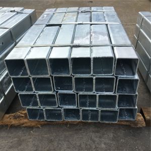 Customized Road Traffic Safety Guardrail Square Post Hot Dipped Galvanized and