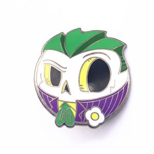 Popular Custom Printed Lapel Pins , Plated Gold Hard Enamel Badges