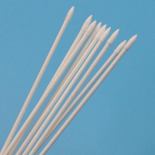 Buy BB-013 Biodegradable Paper Stick Mini Pointed Cleanroom Q Tips Industrial Cleaning Cotton Bud Swab Huby Stick at wholesale prices