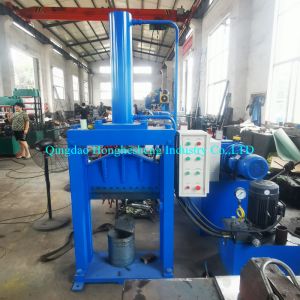 Single Knife Rubber Bale Cutter Vertical Hydraulic 20-30mm/s