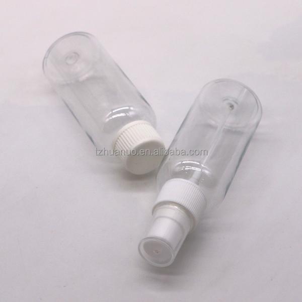 60mL PET Oil Pump Bottle Plastic Spray Bottles Alcohol Container Portable Spray Containers