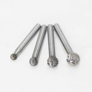 Polished Carbide Ball Burr Bits Wear Resistance For Shipbuilding