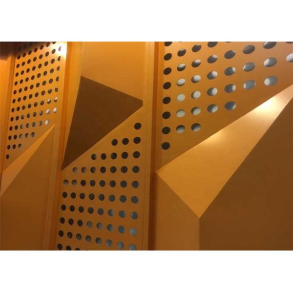 Buy 1.6mm Aluminum Punching Hotel Perforated Metal Mesh at wholesale prices