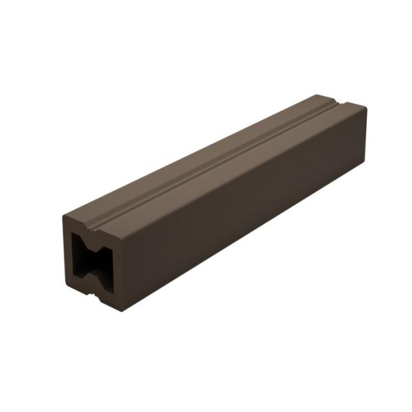 Buy Waterproof 40 X 30mm Hollow Composite Decking Joist Plastic Wood Deck Boards Composite Extruded at wholesale prices