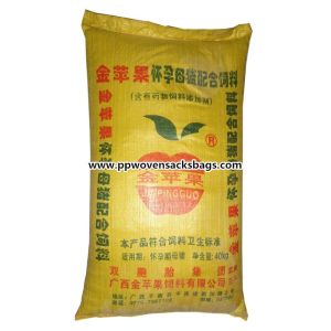 Quality Recycled PP Woven Animal Feed Bags for sale