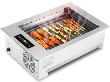 Buy OEM Restaurant Equipment Electric Infrared Korean Bbq Grill at wholesale prices