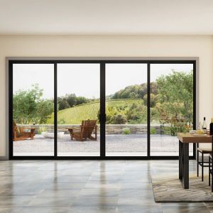 Insulated Aluminium Glass Lift Sliding Door Profile Ultra Clear