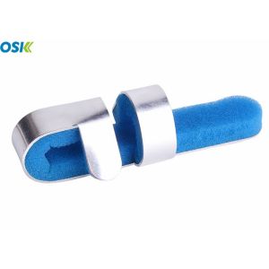Fold Over Aluminum Finger Splint With EVA Pad And Holes Breathable CE Approved