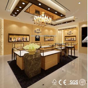 Jewelry showcase led lights kiosk showcase for sale