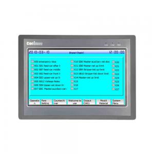 Quality 1024*600 Pixels PLC HMI Panel 60K Colors Touch Screen Portrait Display for sale