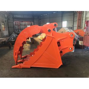 Construction Machinery Excavator Thumb Bucket 0.01cbm Capacity