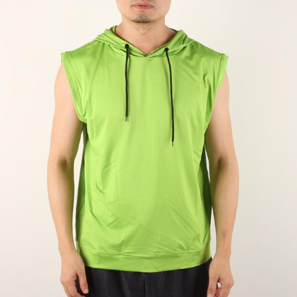 Men'S Casual Sleeveless 4 Way Spandex Hoody Vest